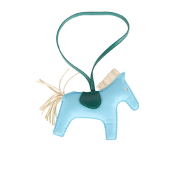 Hermes Pegase MM Charm, Milo, Blue/Green, MII, B, 3*